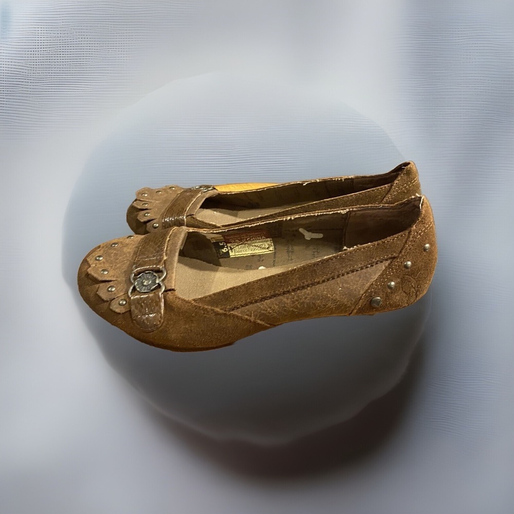London Underground Retro Kitten‎ Heel 6.5 Handmade Leather
